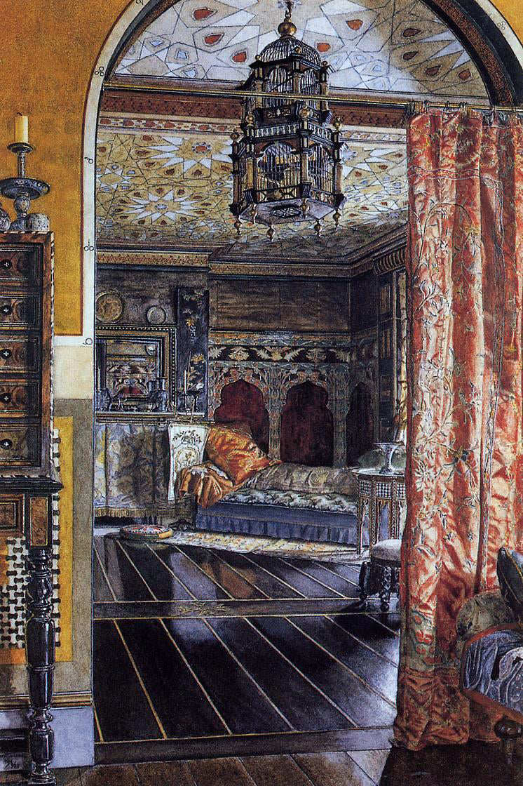  Sir Lawrence Alma-Tadema The Drawing Room at Townshend House - Hand Painted Oil Painting