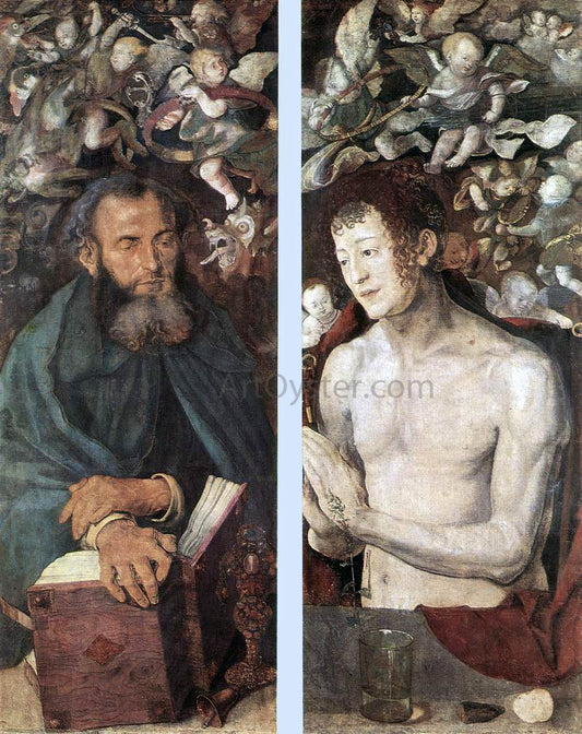  Albrecht Durer The Dresden Altarpiece (side wings) - Hand Painted Oil Painting