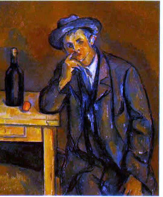  Paul Cezanne The Drinker - Hand Painted Oil Painting