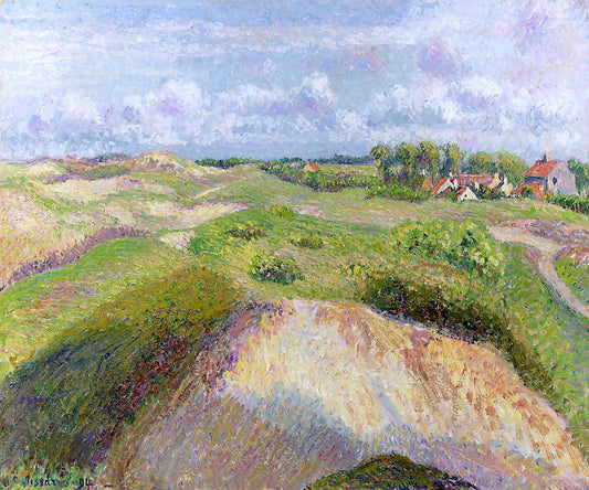  Camille Pissarro The Dunes at Knocke, Belgium - Hand Painted Oil Painting