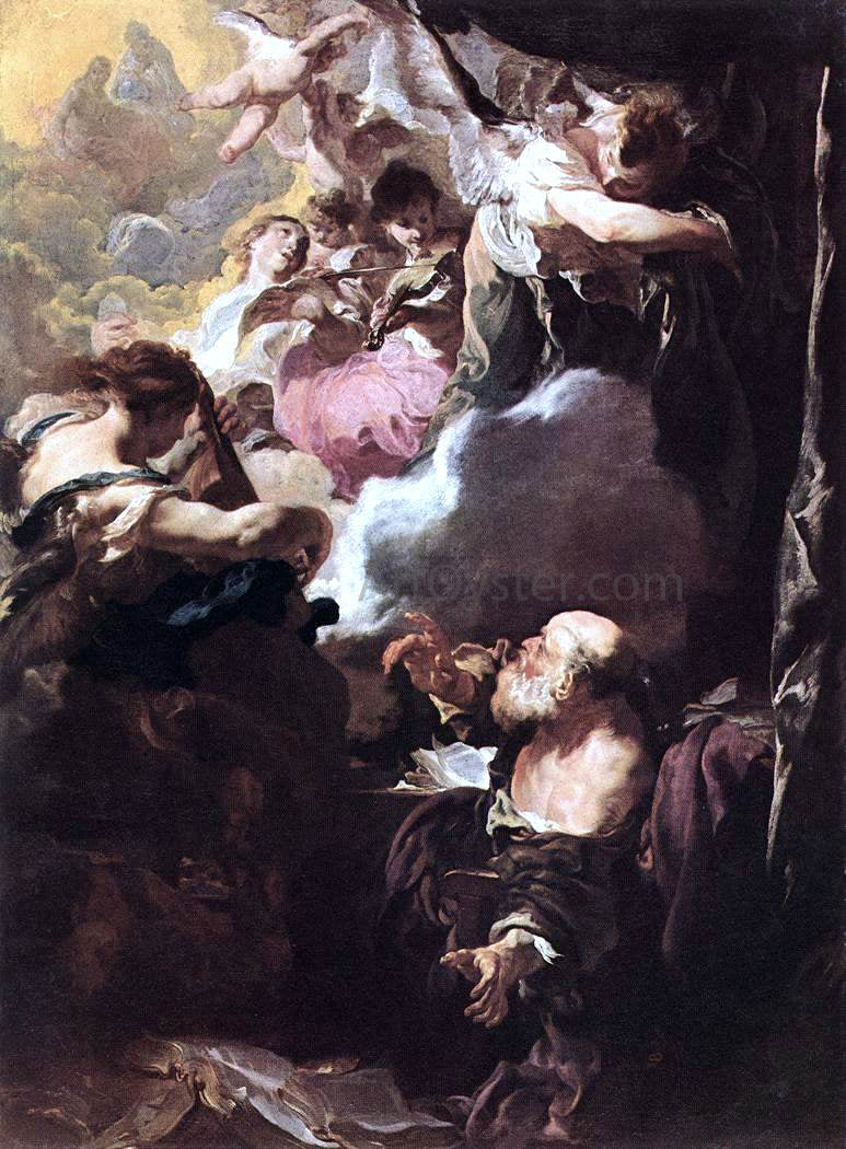  Johann Liss The Ecstasy of St Paul - Hand Painted Oil Painting