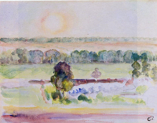  Camille Pissarro The Effect of Sunlight - Hand Painted Oil Painting