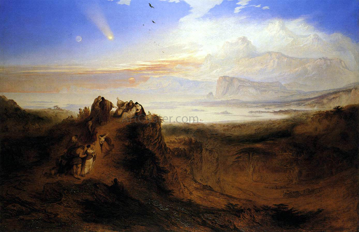  John Martin The Eve of the Deluge - Hand Painted Oil Painting
