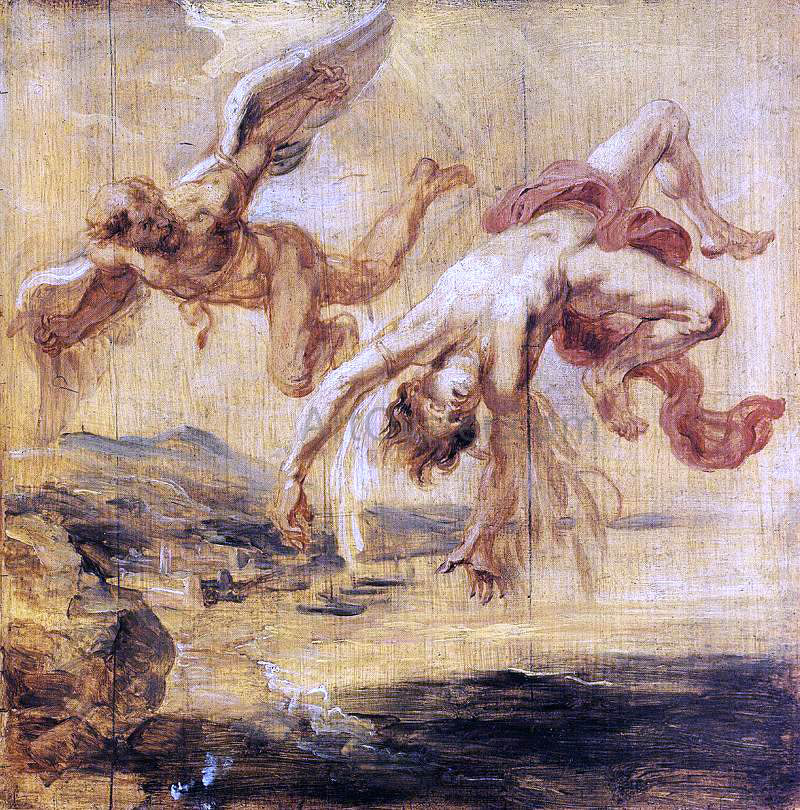  Peter Paul Rubens The Fall of Icarus - Hand Painted Oil Painting