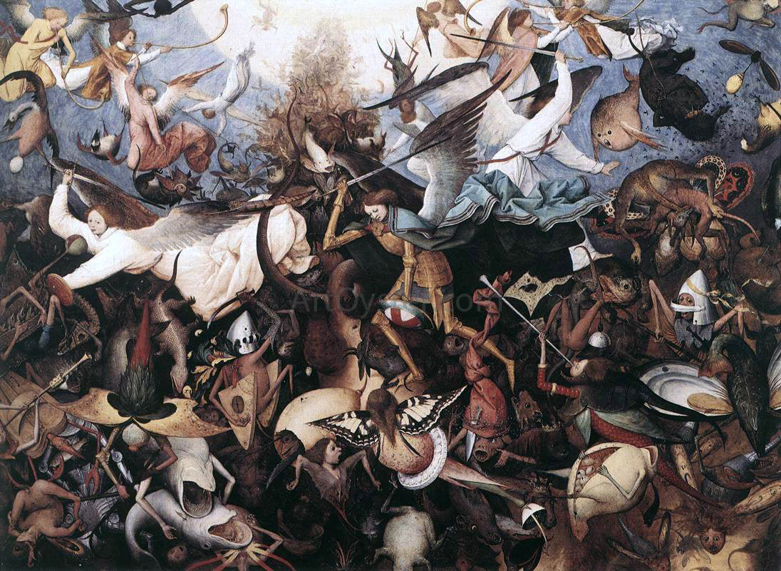  The Elder Pieter Bruegel The Fall of the Rebel Angels - Hand Painted Oil Painting