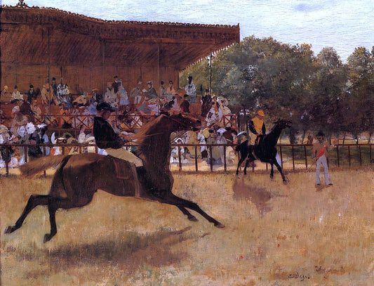  Edgar Degas The False Start - Hand Painted Oil Painting