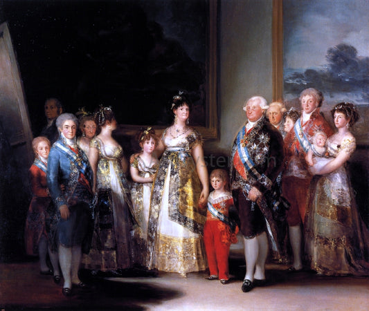  Francisco Jose de Goya Y Lucientes The Family of Charles IV - Hand Painted Oil Painting