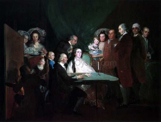  Francisco Jose de Goya Y Lucientes The Family of the Infante Don Luis - Hand Painted Oil Painting