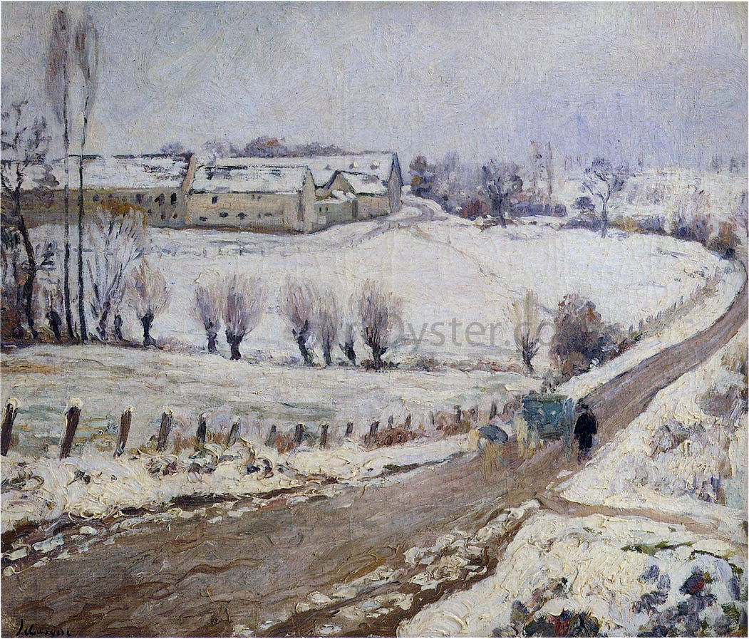  Henri Lebasque The Farm at Lagny in Winter - Hand Painted Oil Painting