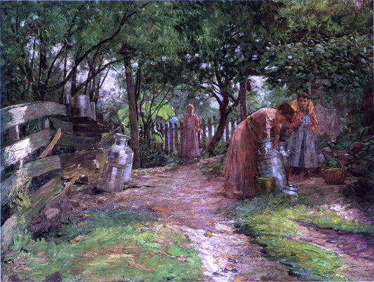  John Ottis Adams The Farm, Prarie Dell - Hand Painted Oil Painting