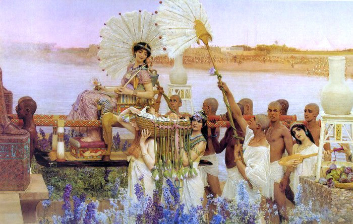  Sir Lawrence Alma-Tadema The Finding of Moses - Hand Painted Oil Painting