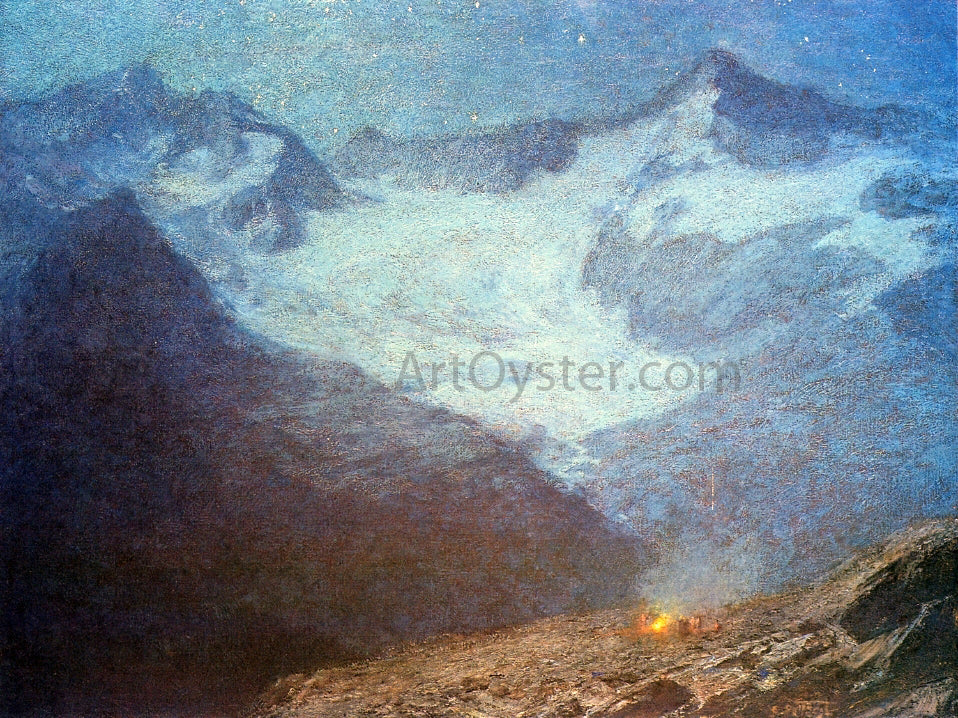  Edward Potthast The Fires of St. John's Eve - Hand Painted Oil Painting
