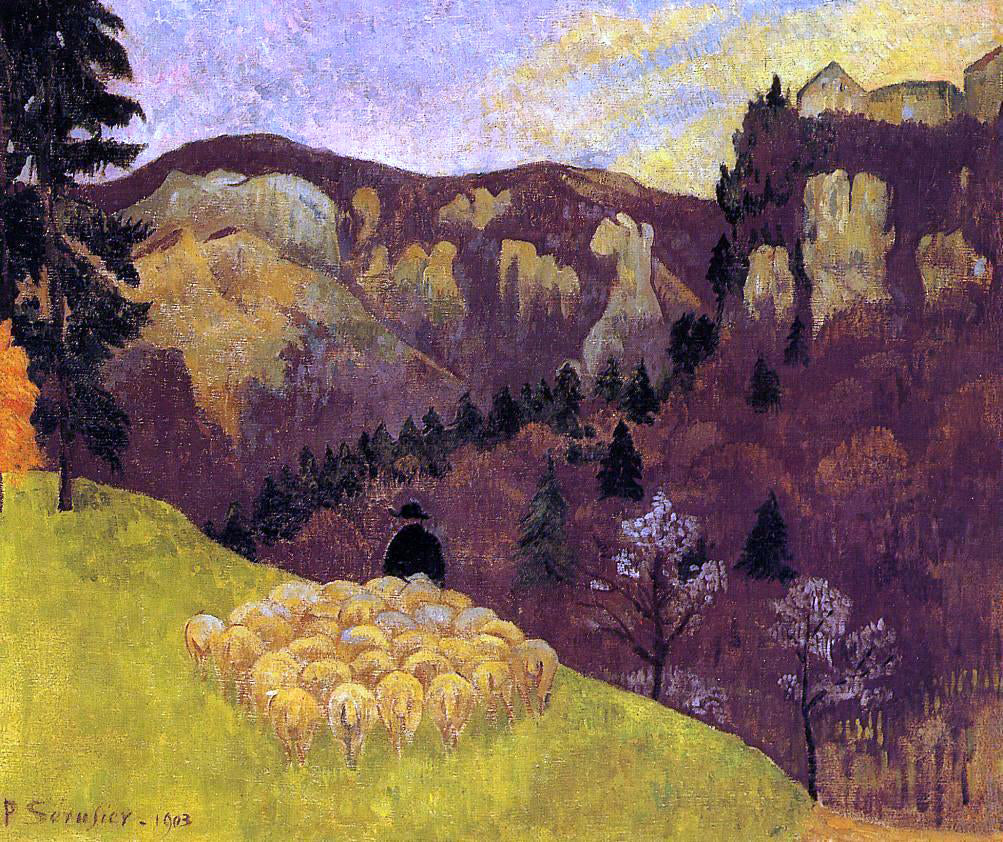  Paul Serusier The Flock in the Black Forest - Hand Painted Oil Painting