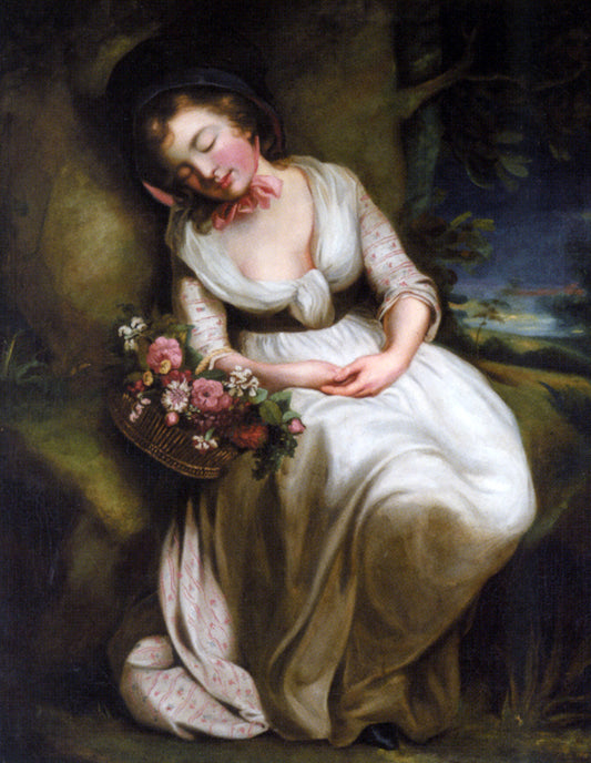  James Northcote The Flower Girl - Hand Painted Oil Painting