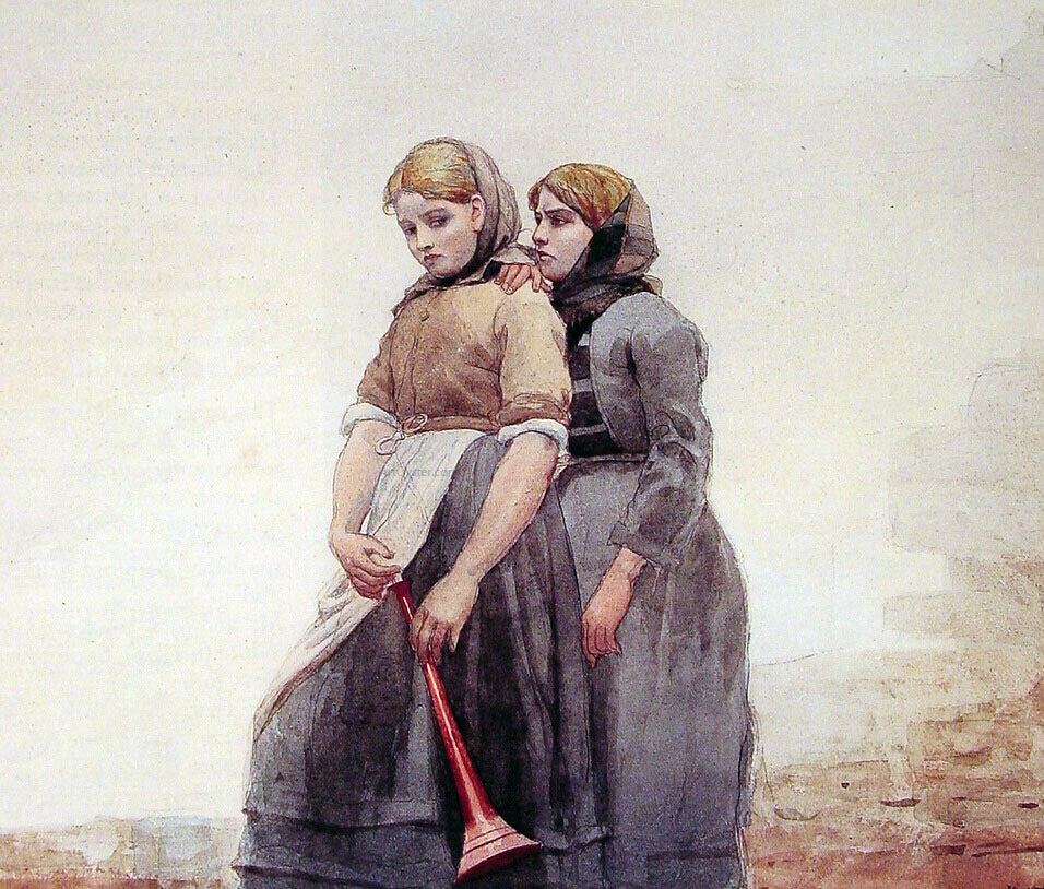  Winslow Homer The Fog Horn - Hand Painted Oil Painting