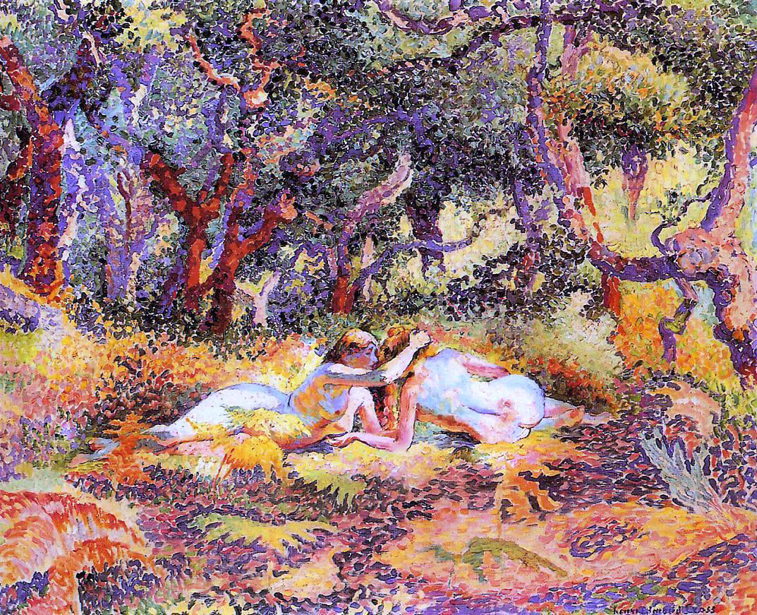  Henri Edmond Cross The Forest - Hand Painted Oil Painting