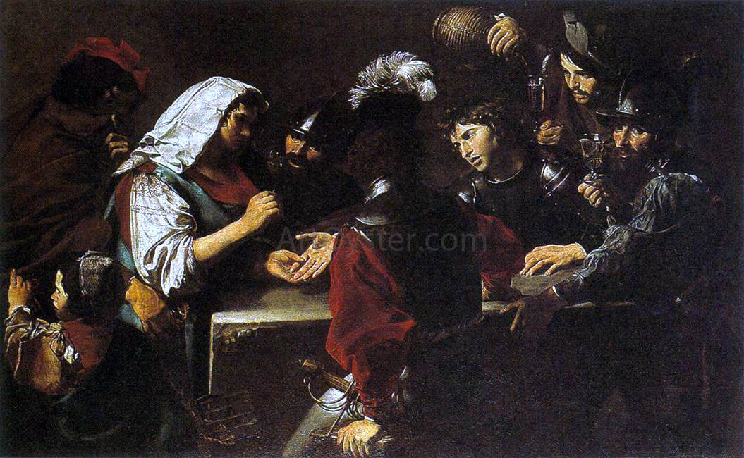  Valentin De boulogne The Fortune Teller - Hand Painted Oil Painting
