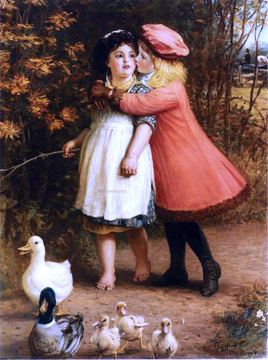  Phillip Richard Morris The Foster Sisters - Hand Painted Oil Painting
