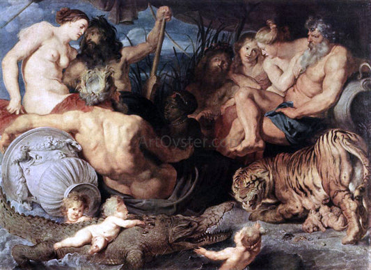  Peter Paul Rubens The Four Continents - Hand Painted Oil Painting