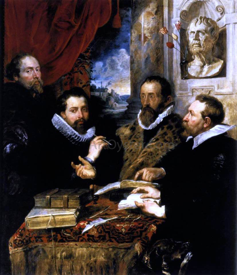  Peter Paul Rubens The Four Philosophers - Hand Painted Oil Painting