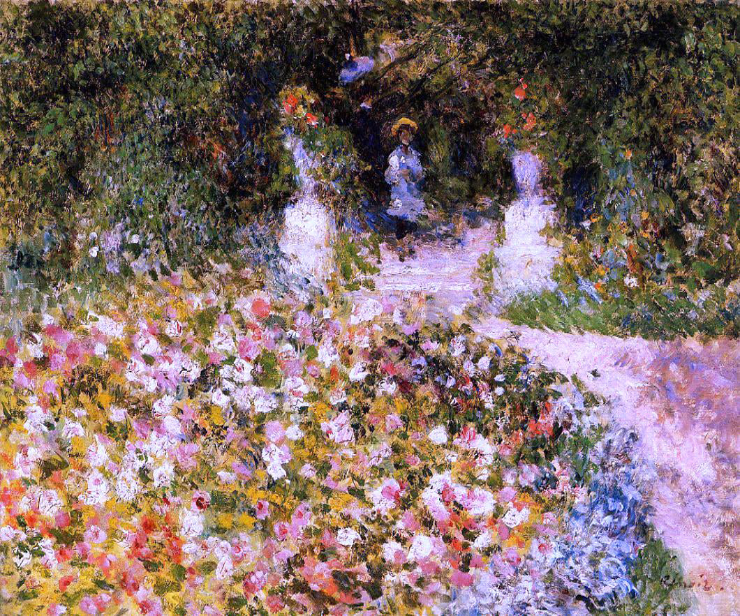  Pierre Auguste Renoir The Garden (also known as In the Park) - Hand Painted Oil Painting