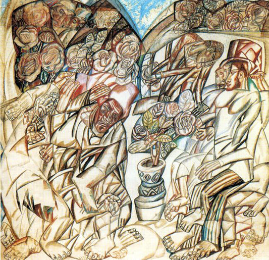  Pavel Filonov The Gardener - Hand Painted Oil Painting