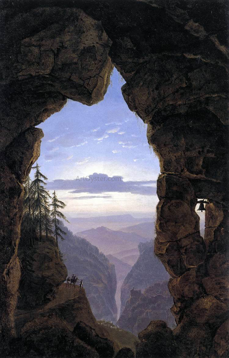  Karl Friedrich Schinkel The Gate in the Rocks - Hand Painted Oil Painting