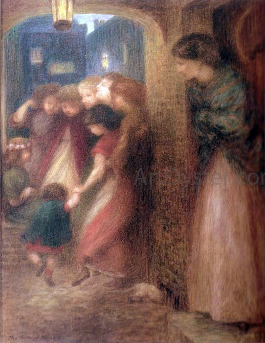  Dante Gabriel Rossetti The Gate of Memory - Hand Painted Oil Painting