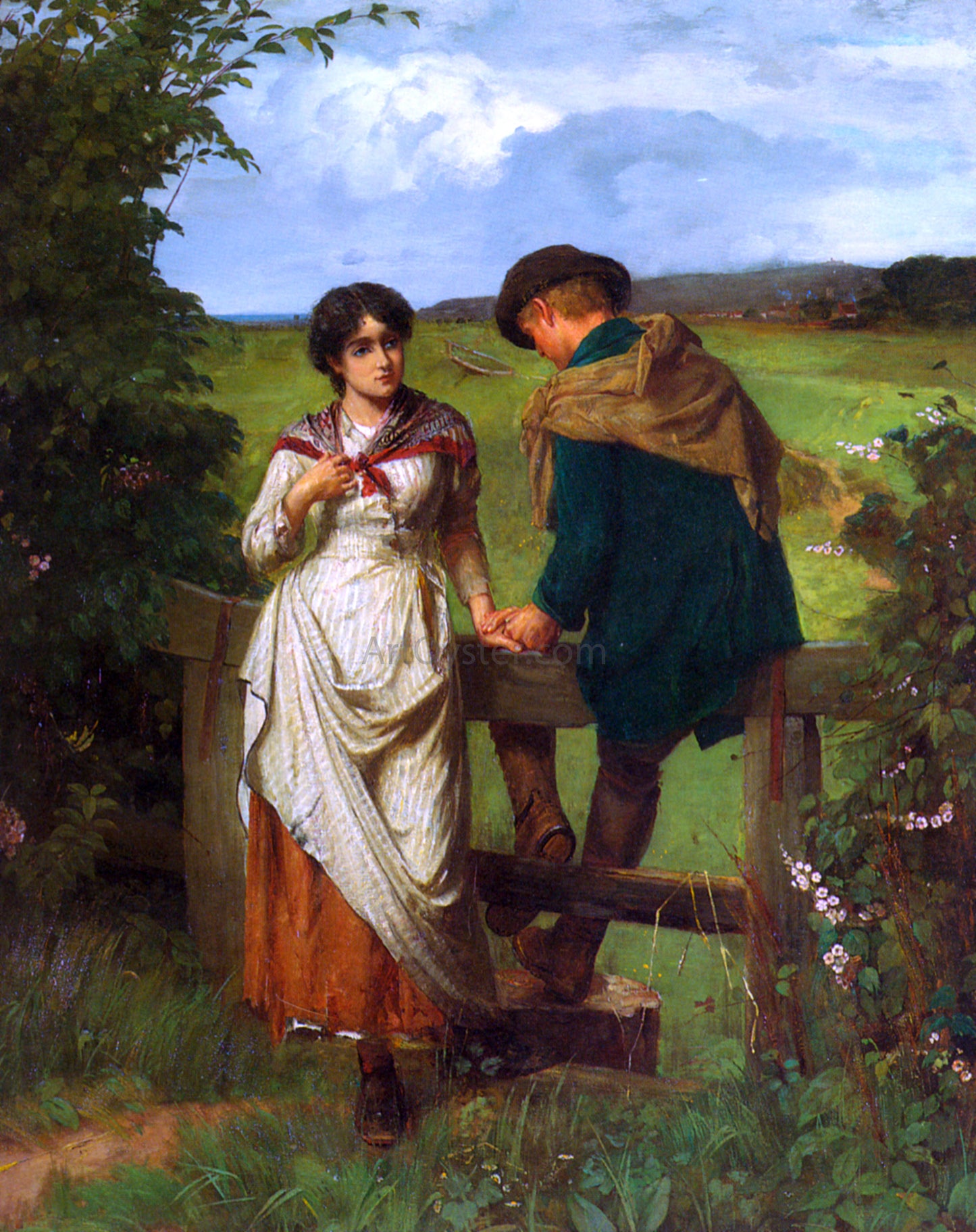  William Holyoake The Girl I Left Behind - Hand Painted Oil Painting