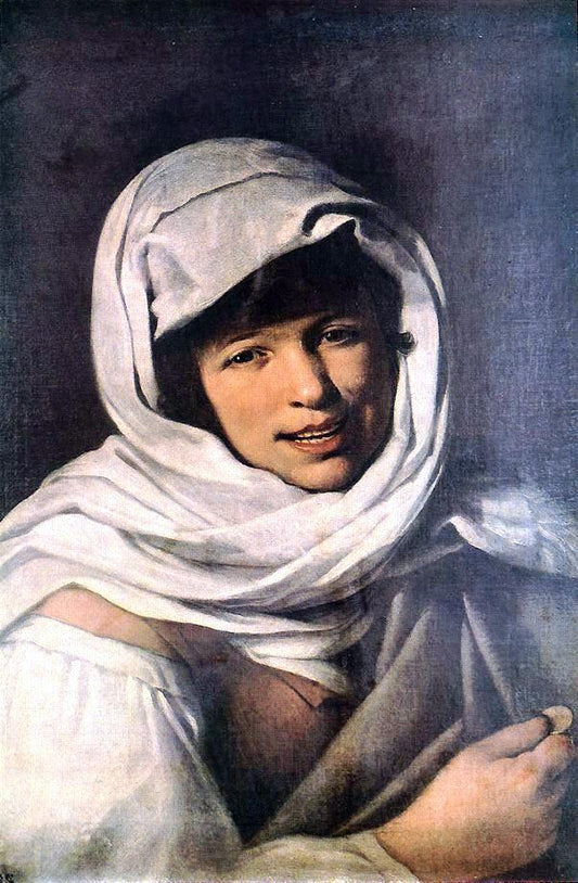  Bartolome Esteban Murillo The Girl with a Coin (Girl of Galicia) - Hand Painted Oil Painting