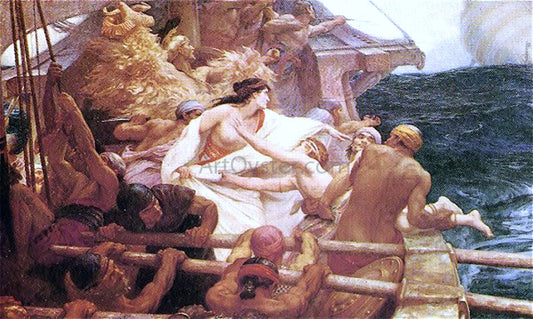  Herbert James Draper The Golden Fleece - Hand Painted Oil Painting