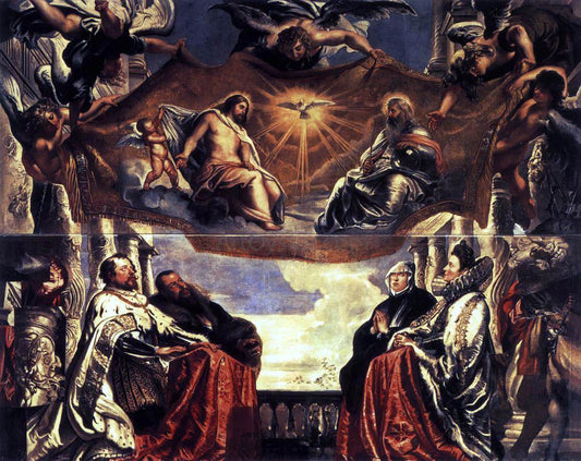  Peter Paul Rubens The Gonzaga Family Worshipping the Holy Trinity - Hand Painted Oil Painting