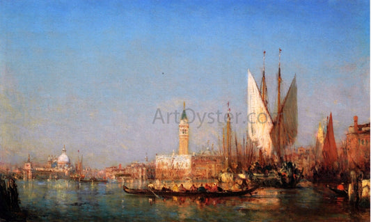  Felix Ziem The Grand Canal, Venice - Hand Painted Oil Painting