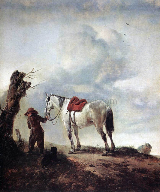  Philips Wouwerman The Grey - Hand Painted Oil Painting