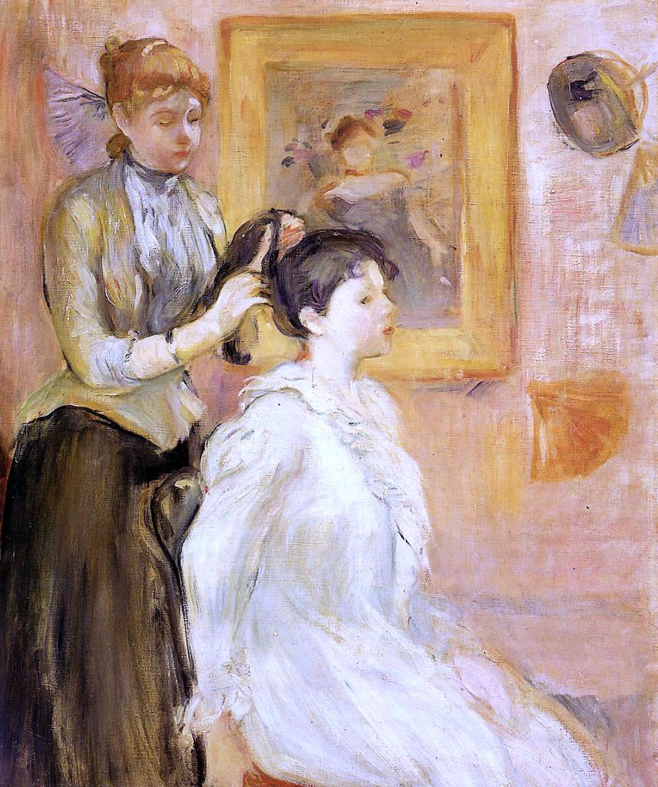  Berthe Morisot The Hairdresser - Hand Painted Oil Painting