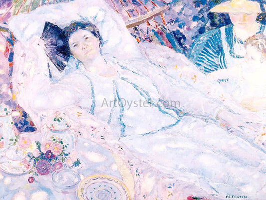  Frederick Carl Frieseke The Hammock - Hand Painted Oil Painting