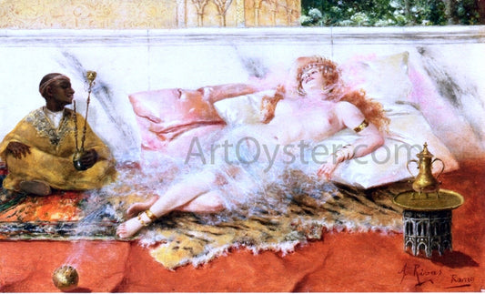  Antonio Rivas The Harem's Incense - Hand Painted Oil Painting