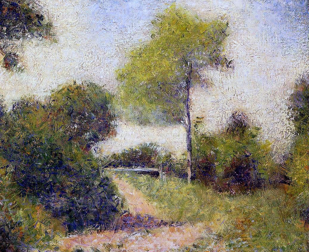  Georges Seurat The Hedge (also known as The Clearing) - Hand Painted Oil Painting