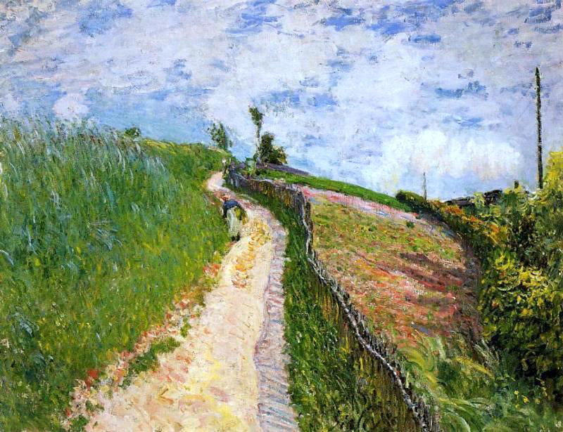  Alfred Sisley The Hill Path, Ville d'Avray - Hand Painted Oil Painting