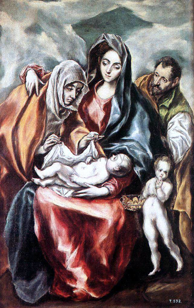  El Greco The Holy Family - Hand Painted Oil Painting