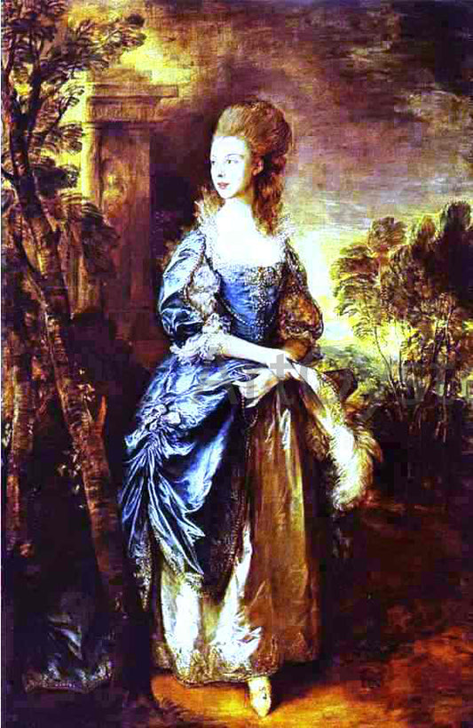  Thomas Gainsborough The Hon. Frances Duncombe - Hand Painted Oil Painting