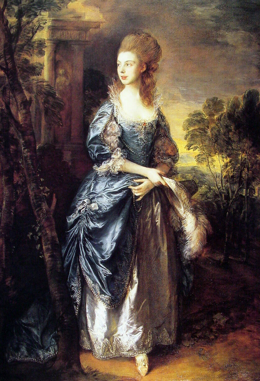  Thomas Gainsborough The Honourable Frances Duncombe - Hand Painted Oil Painting