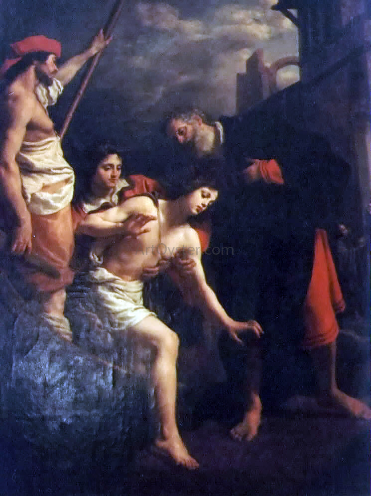  Cristofano Allori The Hospitality of Saint Julian - Hand Painted Oil Painting