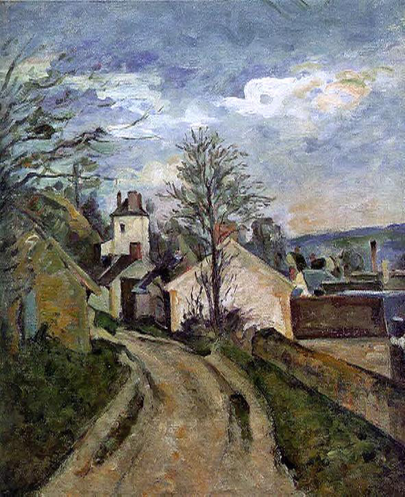  Paul Cezanne The House of Dr. Gached in Auvers - Hand Painted Oil Painting