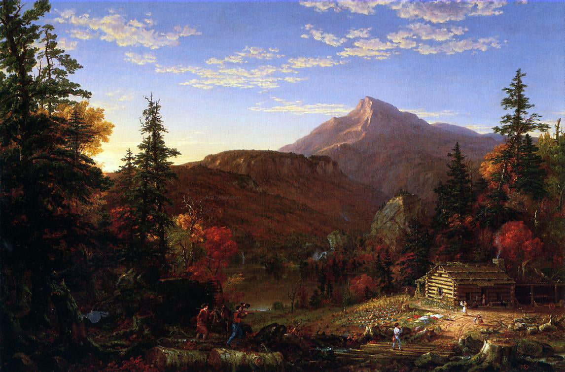  Thomas Cole The Hunter's Return - Hand Painted Oil Painting