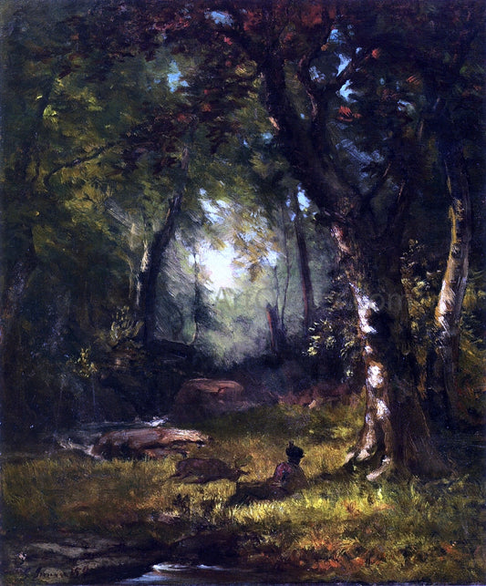  George Inness The Huntsman - Hand Painted Oil Painting