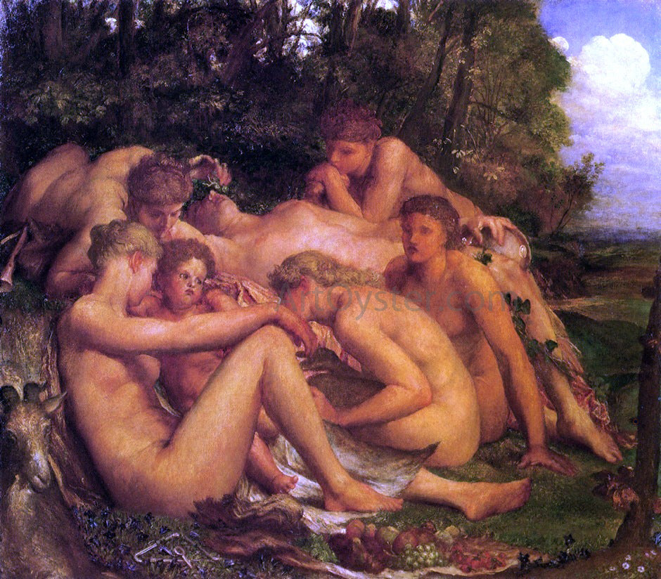  George Frederic Watts The Infancy of Zeus - Hand Painted Oil Painting
