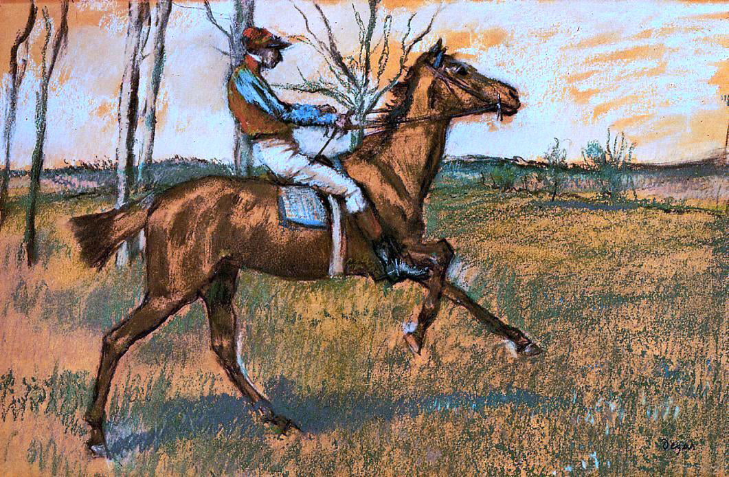  Edgar Degas The Jockey - Hand Painted Oil Painting