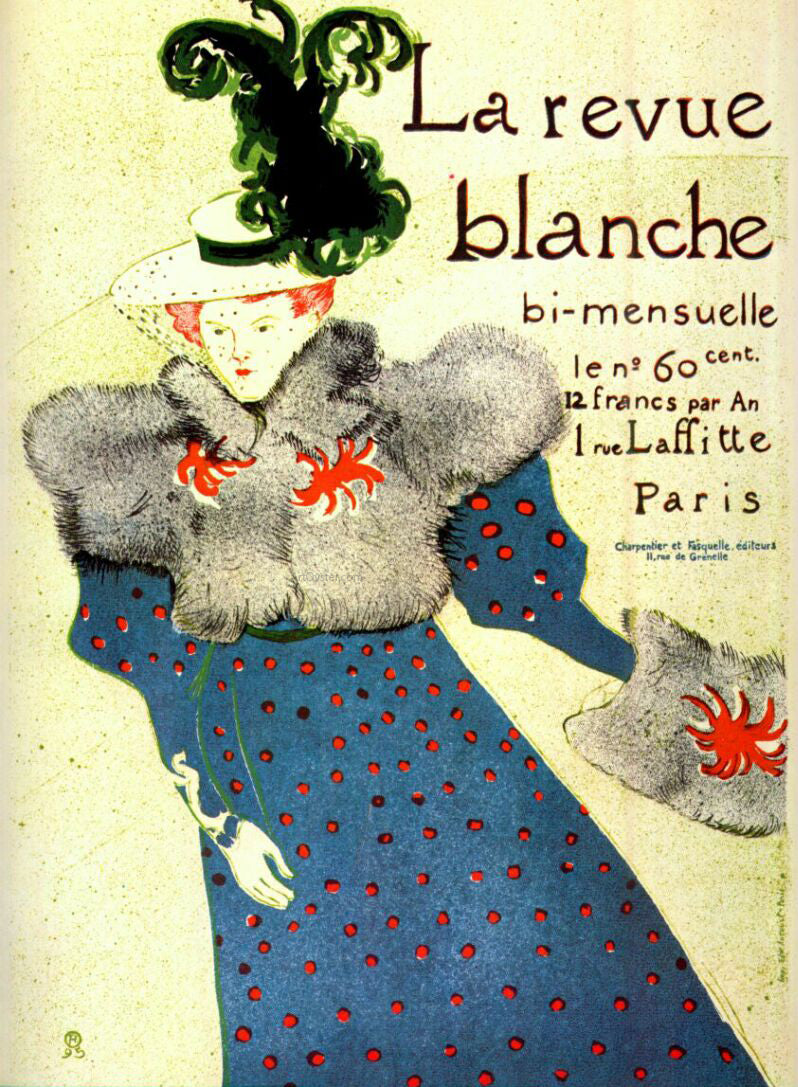  Henri De Toulouse-Lautrec The Journal White Poster - Hand Painted Oil Painting