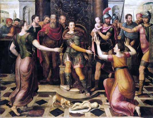  Antoon Claeissens The Judgement of Solomon - Hand Painted Oil Painting